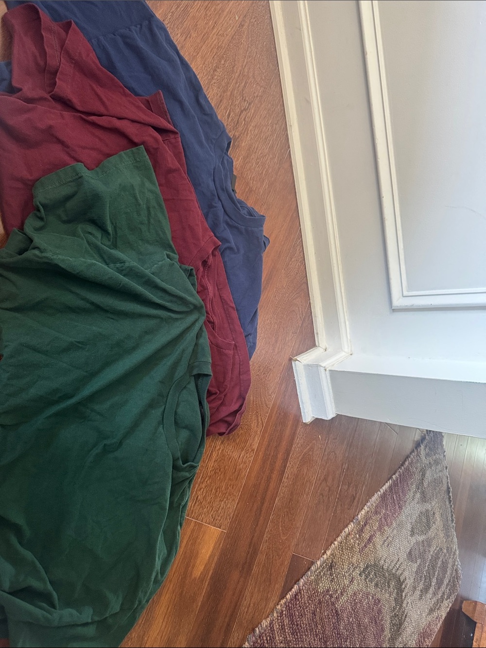 Short Sleeve Tees in Green, Burgundy, Navy